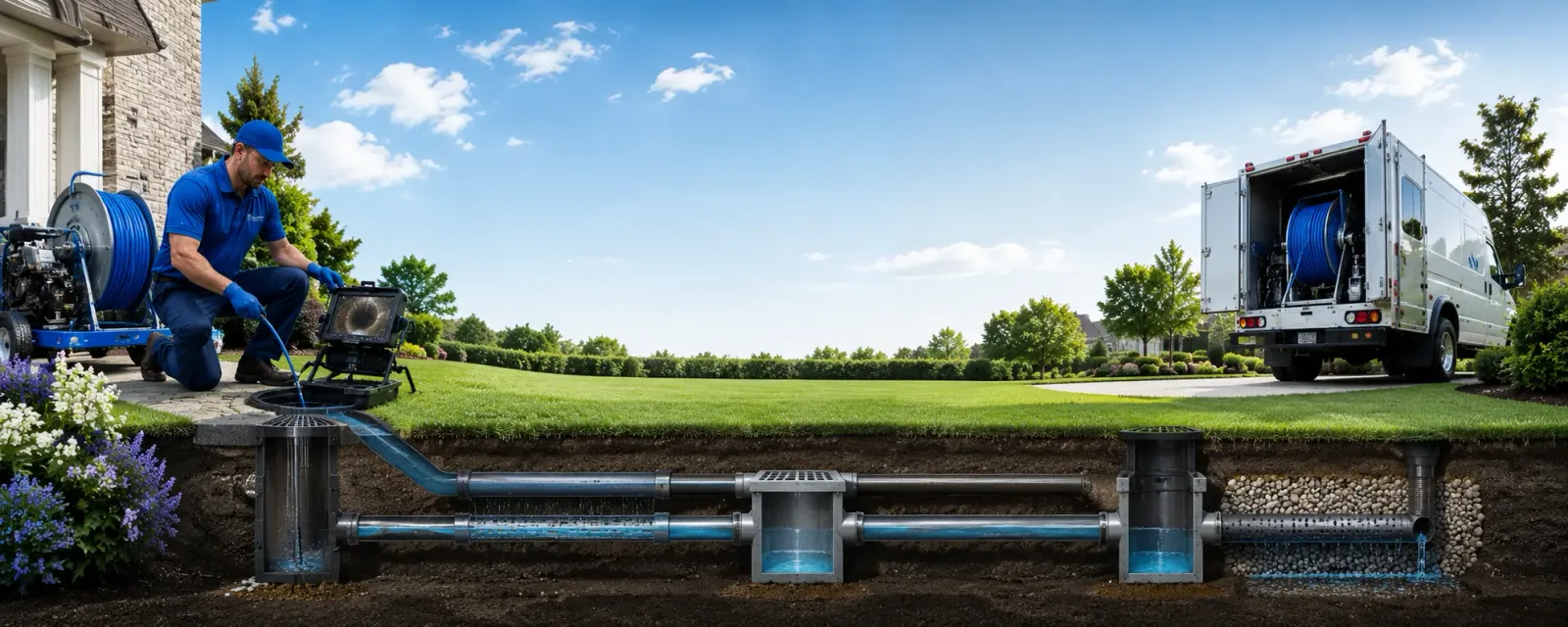 Outdoor drain cleaning information for Rutland, MA